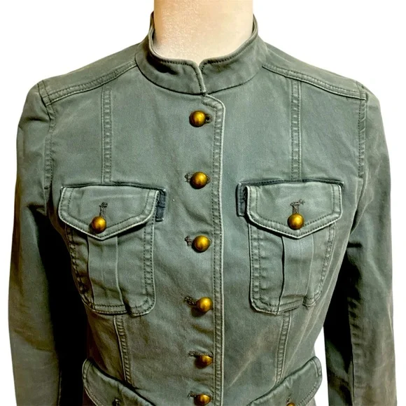Military Jacket with Gold Buttons - Picture 2 of 9